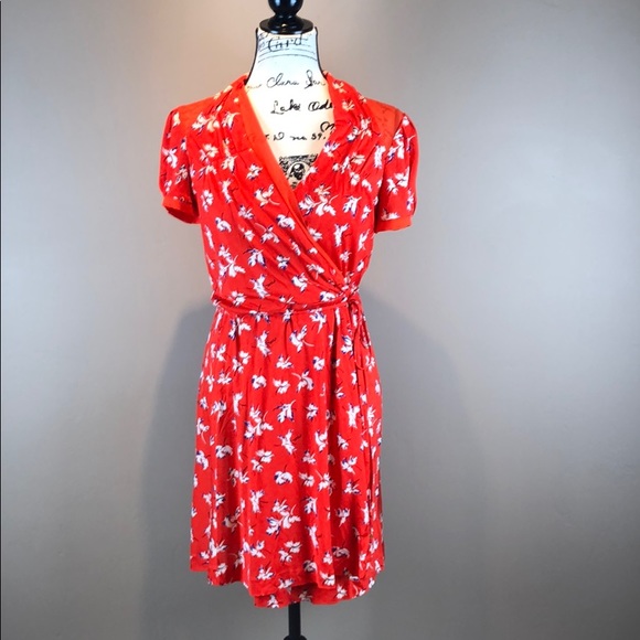 Juicy Couture ‘Feather Iris’ Silk Wrap Dress - Picture 4 of 11